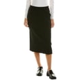 thumbnail image 1 of Proenza Schouler womens  White Label Pointelle Rib Knit Midi Skirt, xs, Black, 1 of 3