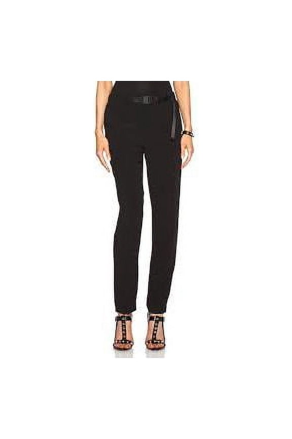 Proenze Schouler Women's Black Crepe Track Pants 8