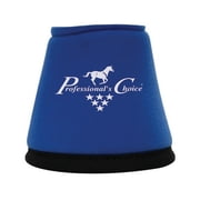 Professionals Choice Quick-Wrap Bell Boots BB10 - 360-Degree Hoof Protection with Lycra Binding, Pair Medium / Royal