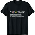 thumbnail image 1 of ProfCrafination Definition T-Shirt, 1 of 4