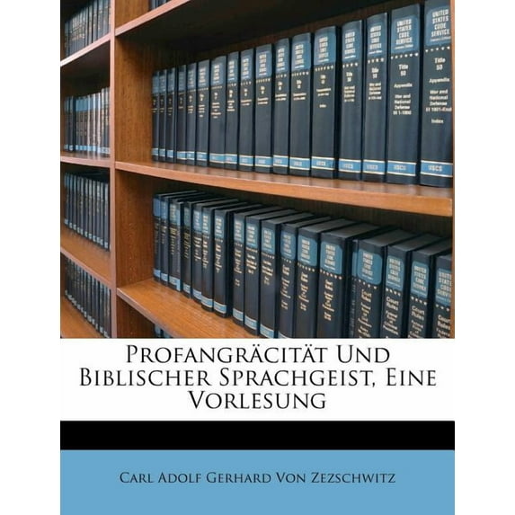 Profangraecitaet Und Biblischer Sprachgeist. (Paperback)