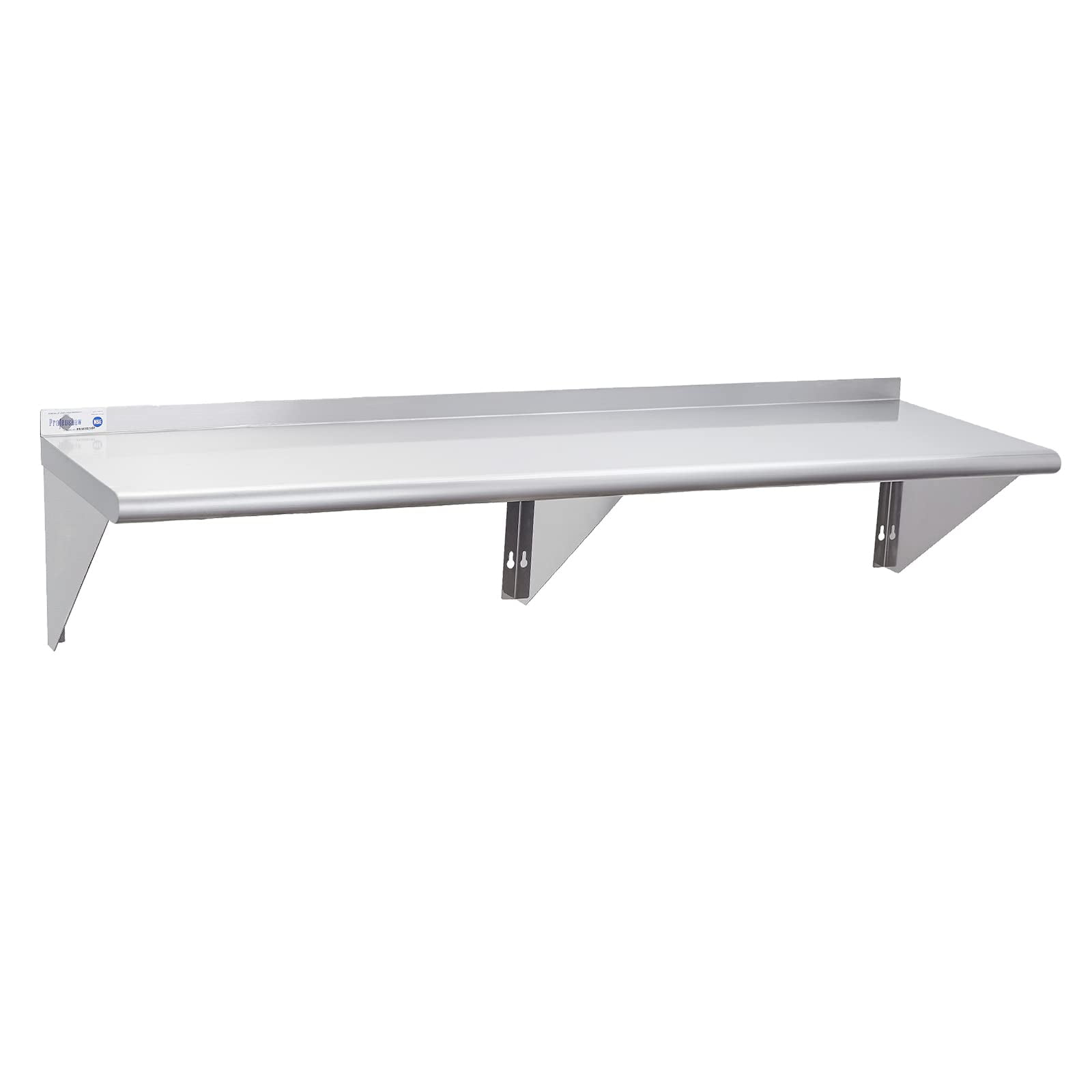 Commercial Wall Mount Stainless Steel Shelf