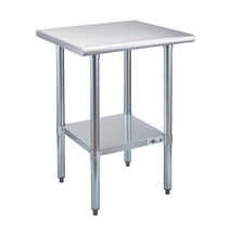 Profeeshaw 24" x 24" Commercial NSF Stainless Steel Prep & Work Table with Undershelf