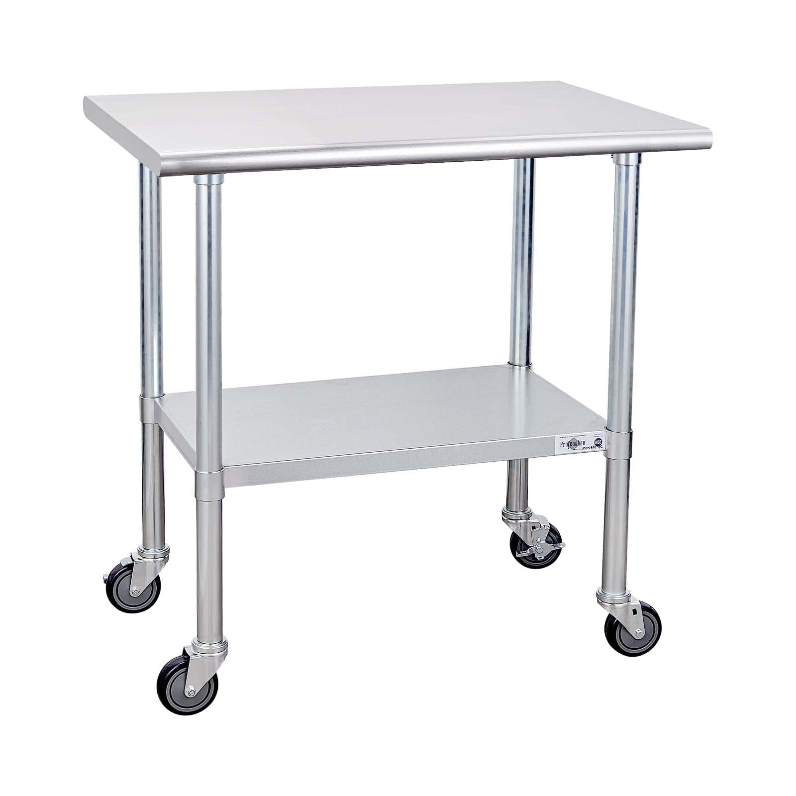 Profeeshaw NSF Stainless Steel Prep Table 24" x 36" Commercial Kitchen