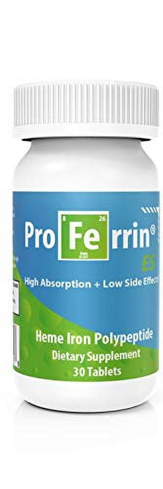 Proferrin ES- The Original Heme Iron Polypeptide Supplement, 30 Count ...