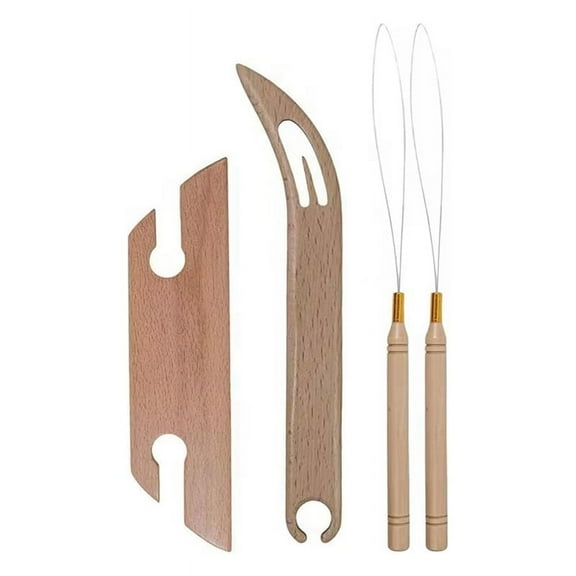 Professhional Wooden Beveled Inkle Weaving -Kit, Knitting Weaving -Tools for Weaving Accessories