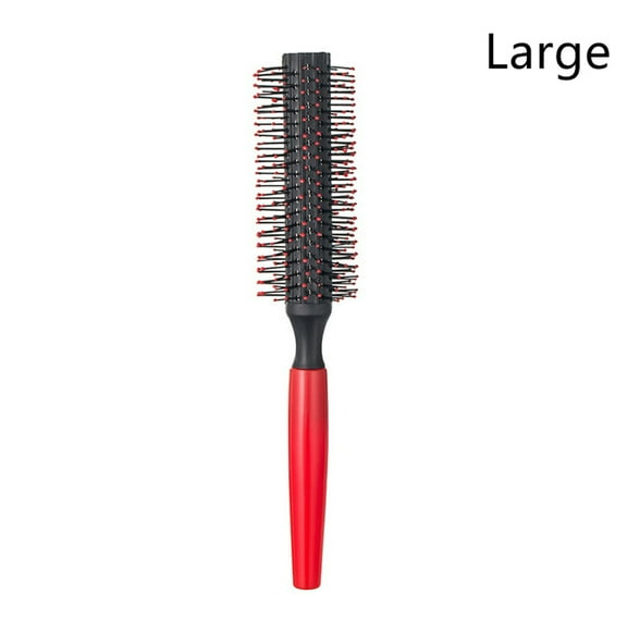 Profession Anti Static Curly Hair Comb Boar Bristle Rolling Round Brush Comb Hair Styling Beauty Salon Hairdresser Curling Iron