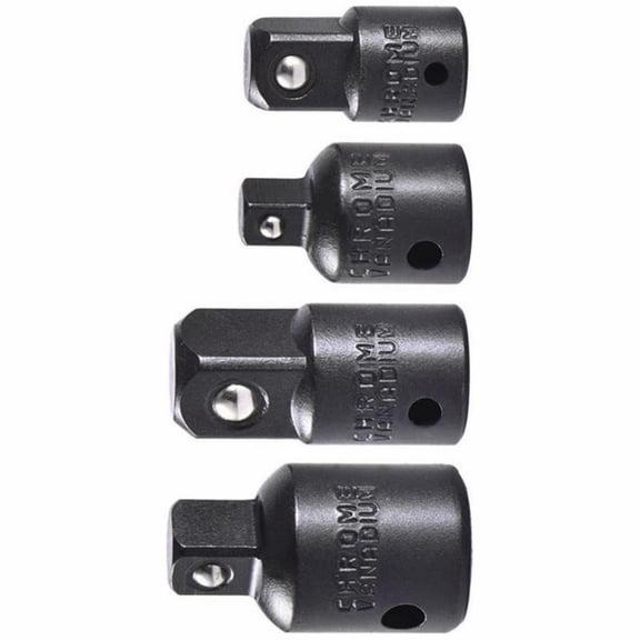 Profession Black Drive Size Reducers Precise Engineered For Socket Wrenches Compatibility 3 Size Automotive Repair Tool