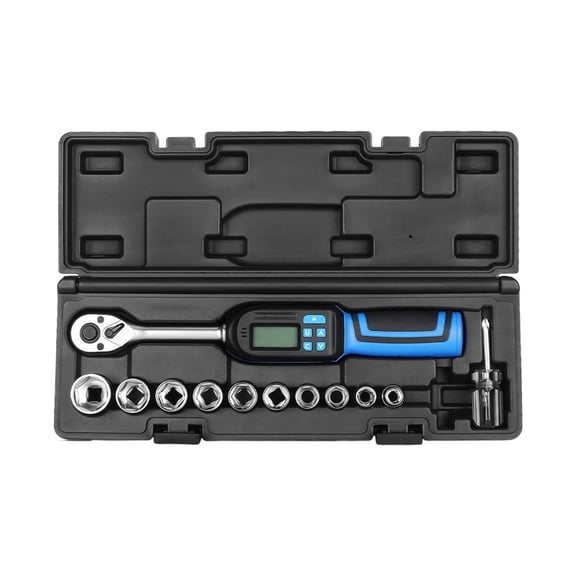 Profession Digital Torques Wrench Spanner With Interchangeable Heads High Measurement And Preset Alerts Function