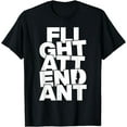 thumbnail image 1 of Profession Job Work - Flight Attendant T-Shirt, 1 of 3