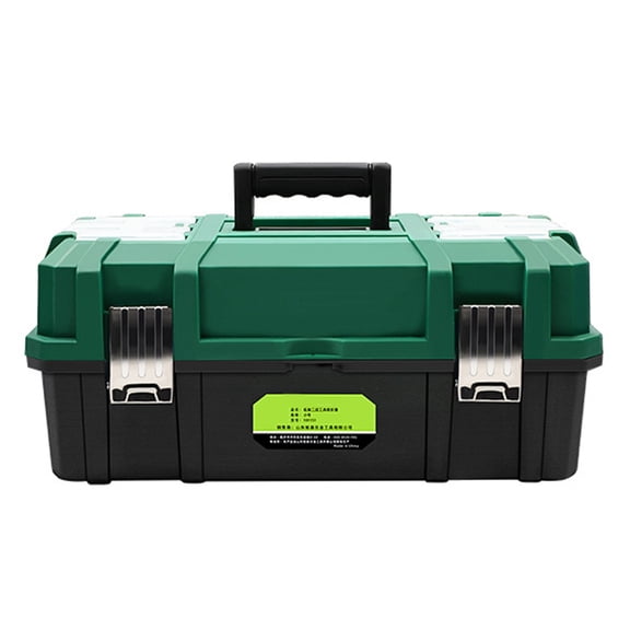 Profession Tool Storage Box Large Capacity Organizers With 3 Dismountable Tiers