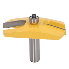 Professional 1/2-Inch Shank Raised Panel Router Bit - Heavy-Duty Edge Trimming and Chamfering Bevel Woodworking Tool for Cabinets, Doors, Fiberboard, Hardwood, and Softwood (10 inches / 25.4 cm)