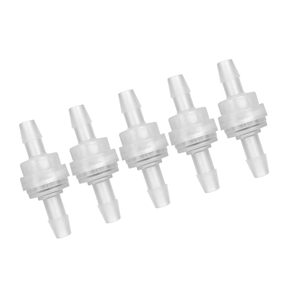 Professional 1/4 in / 6mm Plastic One Way Inline Check Valve for Water Treatment and Fluid Control