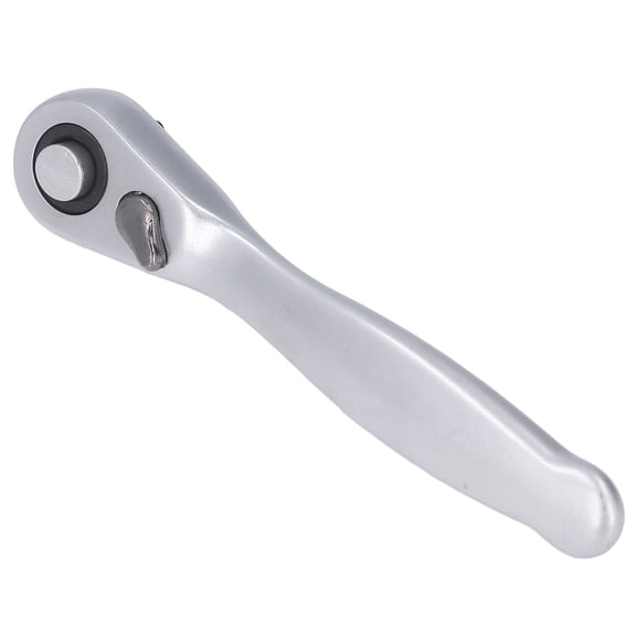Professional 1/4-inch Drive Mini Quick Release Socket Ratchet Wrench & Screwdriver Bit Handle Spanner - Heavy-Duty Chrome Vanadium Steel with 72-Teeth Gear Mechanism (10 in / 25.4 cm)