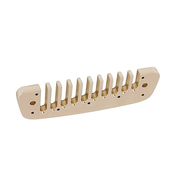 Professional 10 Holes Diatonic Harmonica Comb Replacement Practical Metal Harmonica Comb Harmonicas Part Enduring