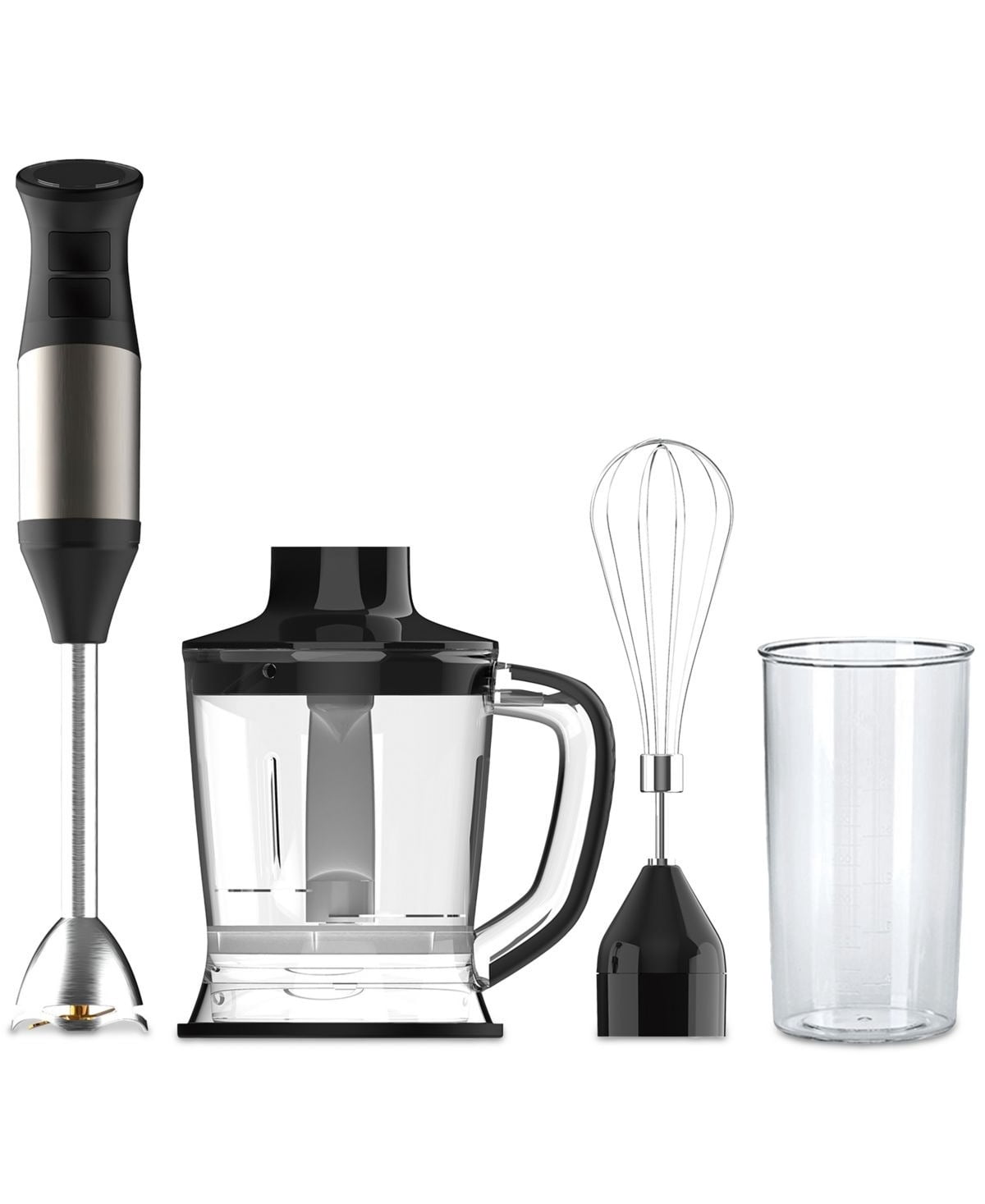 Professional 1000W Immersion Hand Blender, Stainless Steel, 20 Speeds, Compact & Versatile for Blending, Chopping, Whisking