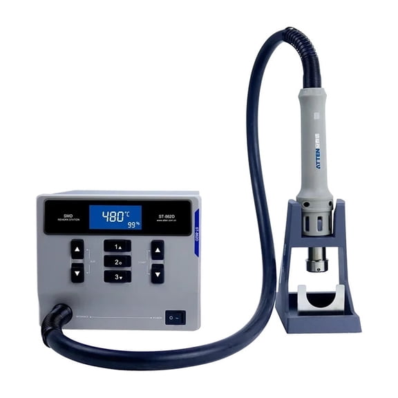 Professional 1000W Solder Station ST-862D, Digital Hot Air Rework for SMD