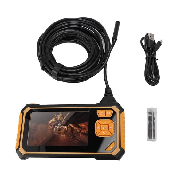 Professional 1080P HD Industrial Endoscope Camera with 4.3 Inch Color LCD Display and 8 Adjustable LED Lights Waterproof Borescope Inspection Camera for Automotive Repairs 32.8ft / 10m