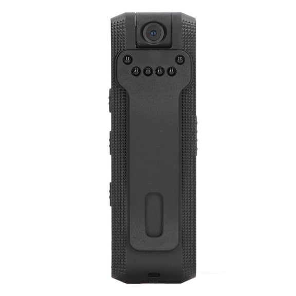 Professional 1080P Wearable Body Clip On Video Camera and Audio Meeting Recorder - 180 Rotatable Lens Small Security Camcorder / 10 inches / 25.4 cm