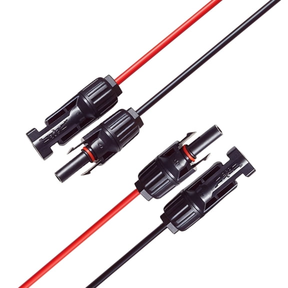 Professional 10AWG Solar Panel Extension Wire Multi-Contact 4 Connectors Cord Line For Solar Stations, Boats