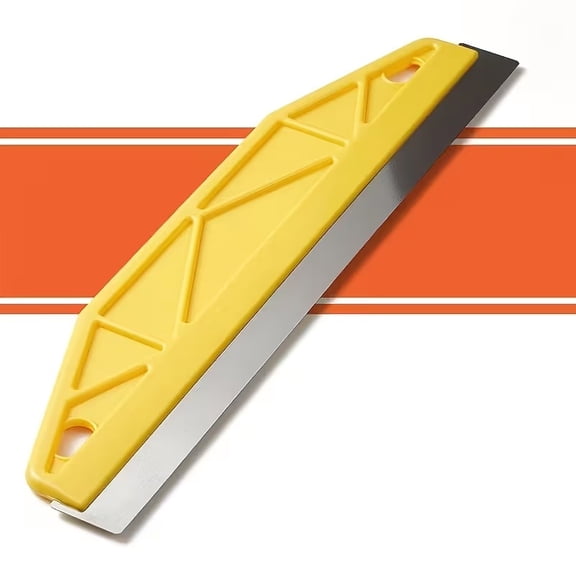 Professional 12-Inch Heavy-Duty Yellow Paint Protection Edger with Ergonomic Handle for Precision Trimming