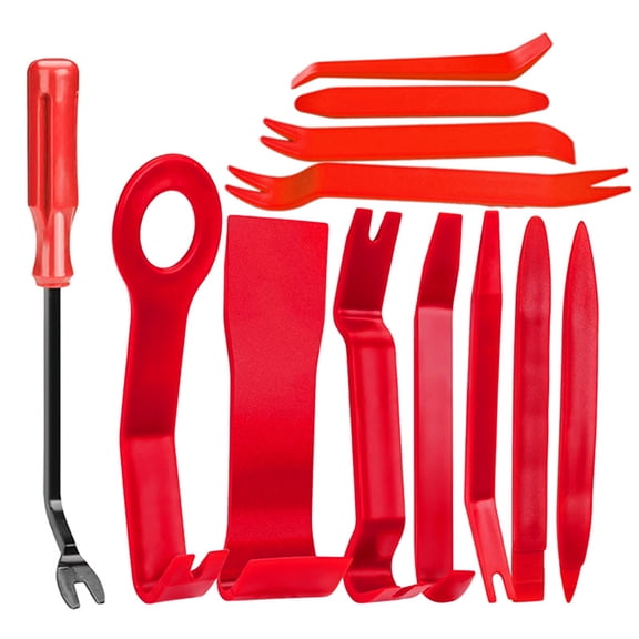 Professional 12 Piece Vehicle Panel Pry Tool Removal Set Suitable For Stereo Systems Maintenance Ergonomic Grip Included