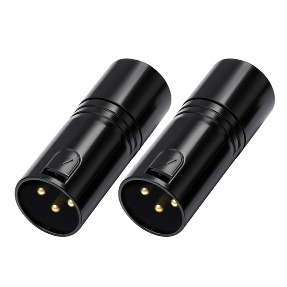 Professional 120 Ohms DMX512 Terminators Plug Metal Housing Design For Enhances Transmission