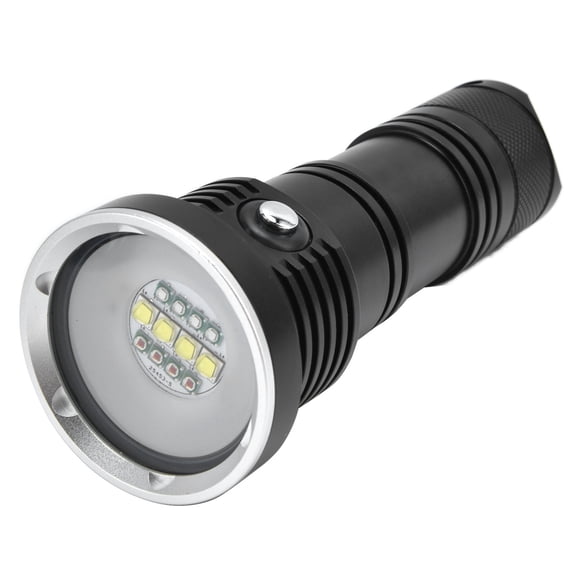 Professional 12LED Underwater Diving Flashlight, 10000LM High Power Torch