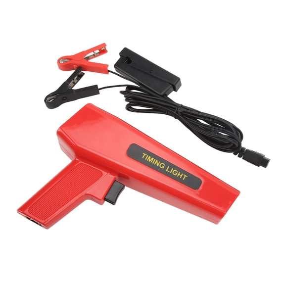Professional 12V Engine Timing Light Inductive Ignition Strobe Timing Lamp Engine Detection Spark Tester Tool for Car Motorcycle Ship (11.4 x 11.0 x 3.1 Inches / 29 x 28 x 8 cm)