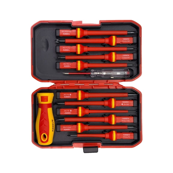 Professional 13 In 1 Screwdriver Kit Shockproof Design Electrical Repair Essential Tool