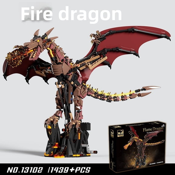 Professional 1400-1600 Piece Bionic Dragon Station - Precise High-Density Building Bricks with Zero-Gap Mechanical Logic, Durable Tech-Art Model Kit Set