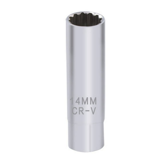 Professional 14mm Sparks Plugs Socket Wrench with Spring Clip Prevent Slippage for 3/8Inch Drives Tool Long Lastings Use