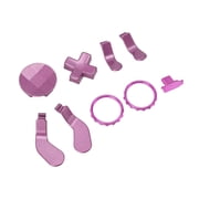 Professional 15 in 1 Metal Thumbsticks Replacement Parts Kit Gaming Accessory for Xbox One Elite Series 2 Controller Swap Analogue Joysticks Paddles D-Pads Purple