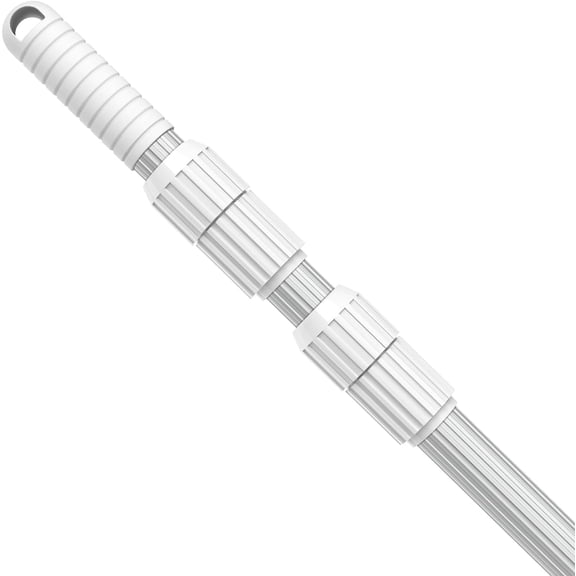 Professional 15 Foot Swimming Pool Pole Telescopic Aluminum Fits Pool Net Skimmer Rake Vacuum Head Brush Cleaning Equipment Heavy Duty,for Skimmer Nets, Vacuum Heads and Brushes