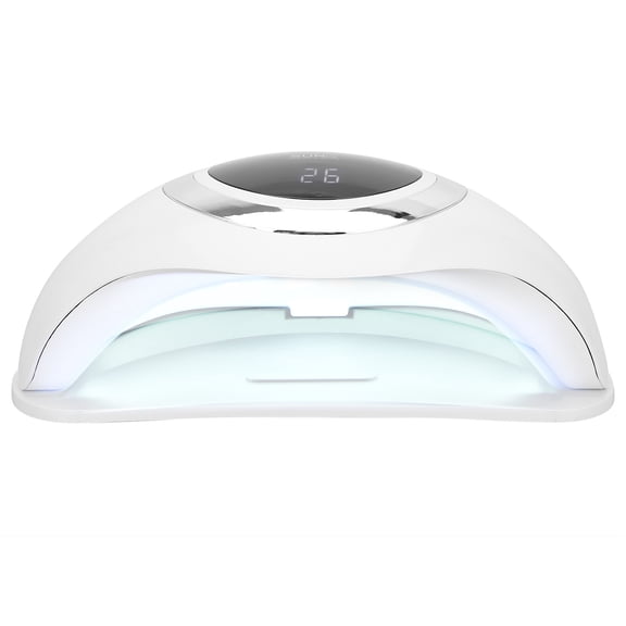 Professional 168W UV LED Nail Lamp Gel Polish Dryer with Infrared Smart Auto Sensor - 11.8 x 8.7 Inches Dual Light Curing Machine