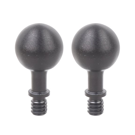 Professional 17mm Head to 1/4inch Thread Conversion Adapters Aluminum Mounting Adapters 2pcs for Action Camera Mounts