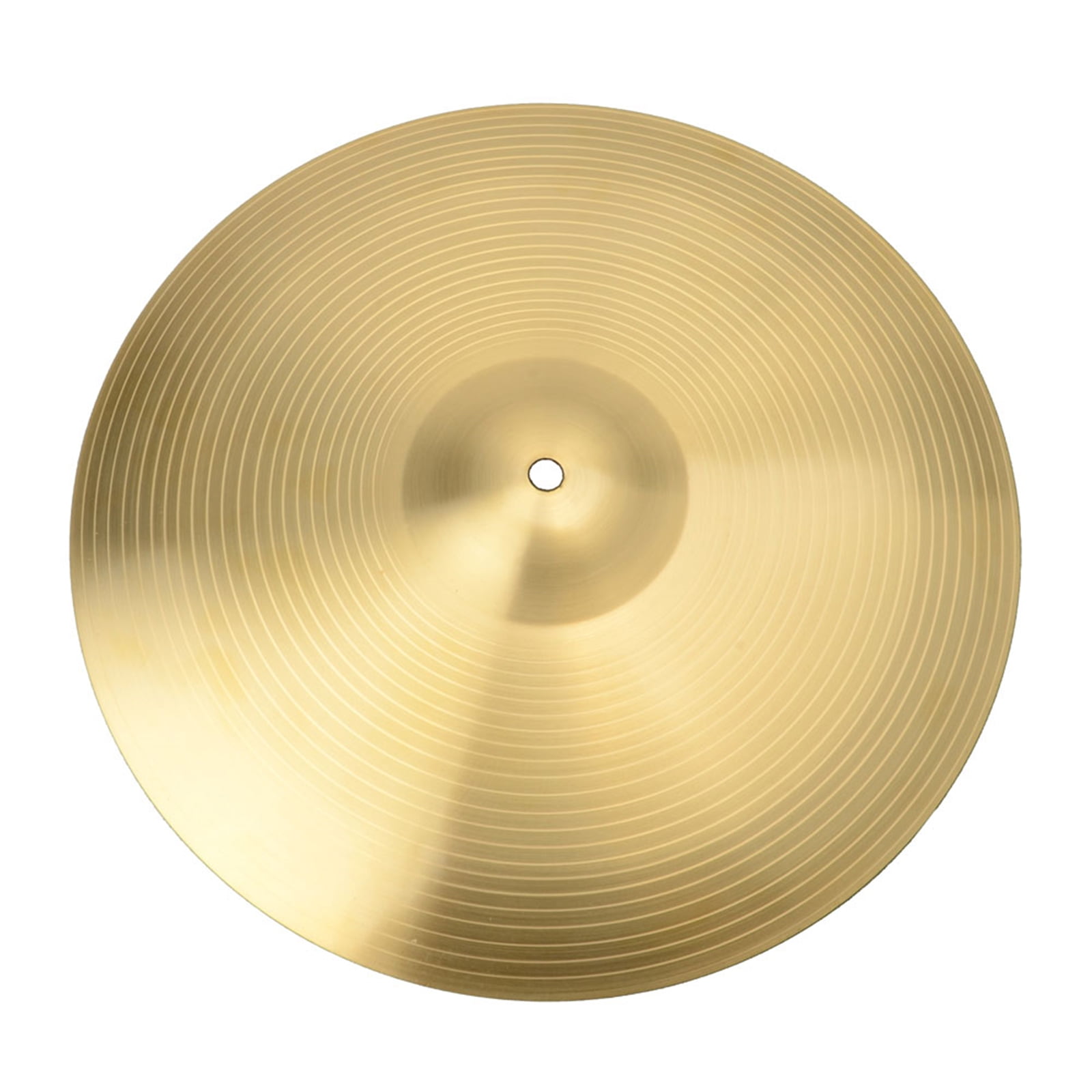 Professional 18" 0.8mm Copper Alloy Ride Cymbal for Drum Set, Golden