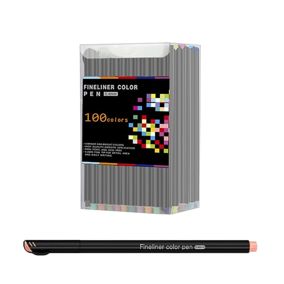 Professional 1ml Quick Dry Black Needle Tip Hook Line Art Pens, Fine Point Hand Drawing Markers for comic outlining, sketch creation and handbook decorative line painting