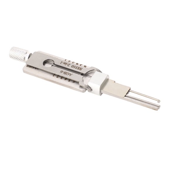 Professional 2 in 1 Hook and Pickup Set Stainless Steel Decoder Hand Pick Repair Tool with Chrome Plated Durable Finish 14.00 x 3.00 x 3.00 Inches Precise Lifter