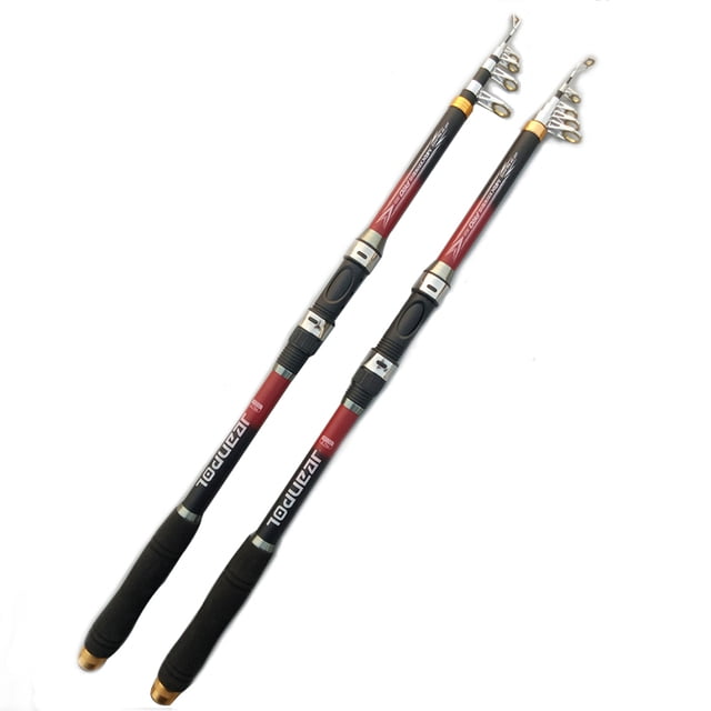 Professional 2.1M-3.6M Carbon Fiber Telescopic Fishing Rod Portable ...