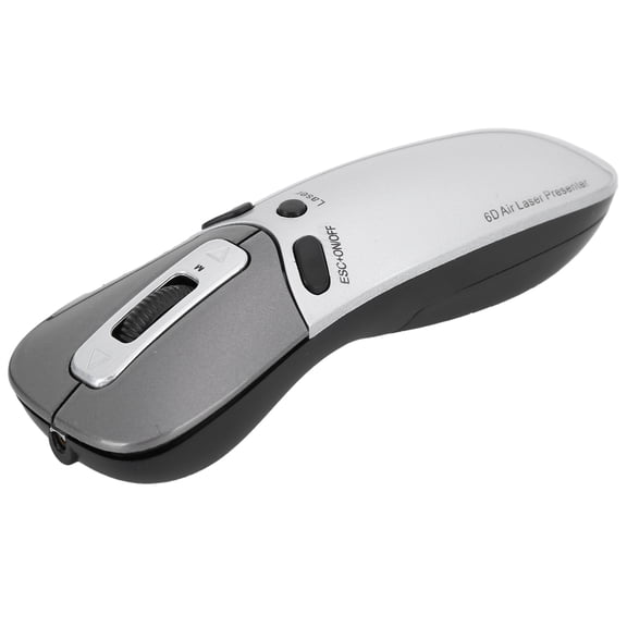 Professional 2.4GHz Wireless Optical Mouse Presenter Pen and Multifunction Presentation Remote Control Equipment with Six Rollers Gyroscope for PPT Keynote Slide, 5.5 inches / 14.0 cm