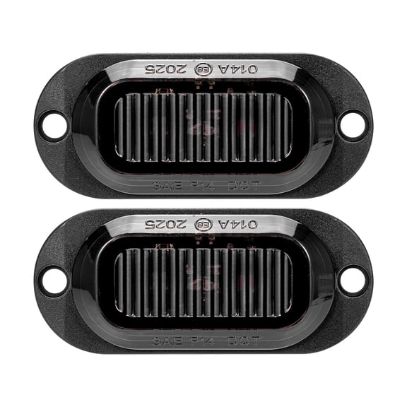 Professional 2 LED Running Board Light Trucks Trailers 12-24V Voltages Waterproof Housing Clear Visibility Safety Light