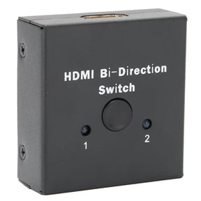 Professional 2-Port 4K Bi-Directional HDMI Switcher and Splitter for High-Definition Video Pass-Through Support 1080p / 25.4 cm / 10 inches