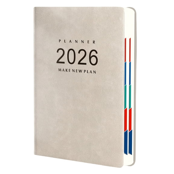 Professional 2026 Academic Planner Full Year Daily Planner with 360 Pages Dated For Schedules Task Plans Management