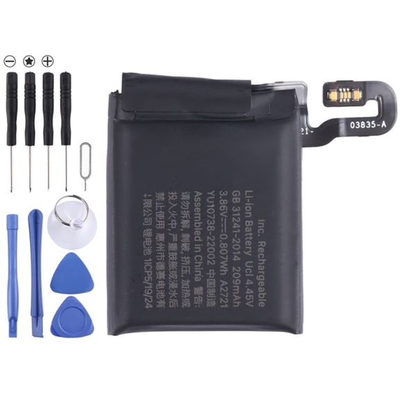 Professional 209mAh Battery For Watch SE40mm Safe And Efficient model A2721