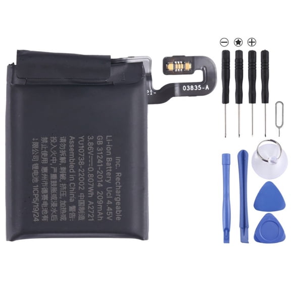Professional 209mAh Battery For Watch SE40mm Safe And Efficient model A2721