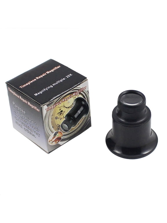 Professional 20x Magnifyings Glass Watch Repair Tools Magnifyings for Jewelry Portable Monocular Magnifier