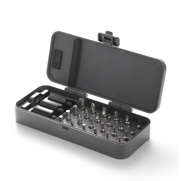 Professional 24 Piece Ratchet Screwdriver Set Ergonomic T Grip Magnetic Bits for Tight Space Furniture Bike Maintenance