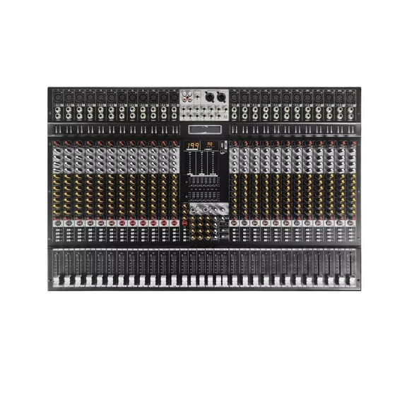 Professional 24-channels USB Mixer with AUX Recording Stage DJ Console Mixer