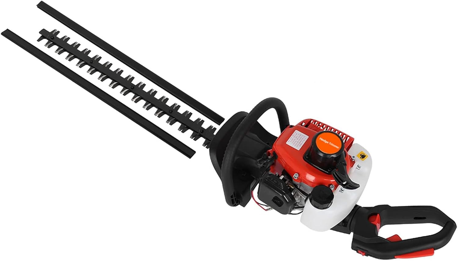 Professional 26cc 2-Stroke Gas Powered Hedge Trimmer with 24-Inch Dual-Sided Blade for Home Yard Garden Maintenance, Branch Cutting and Landscape Care.